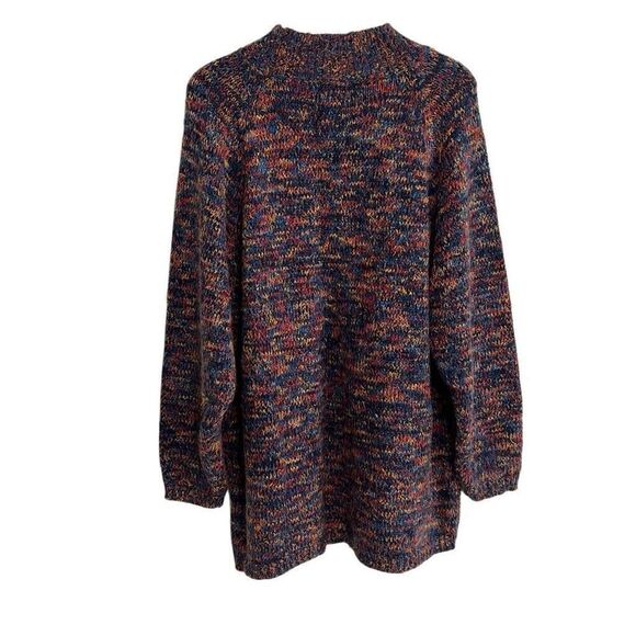 Fitting Image Wool Blend Melange High Neck Pullover Sweater Multicolor 22/24 - Picture 6 of 6